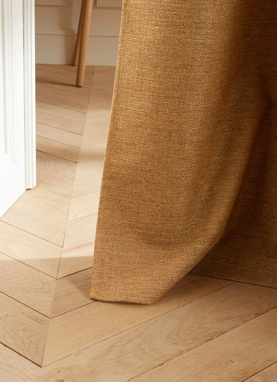 Clearance Bouchara RIDEAU OCCULTANT UNI EFFET TRAMÉ BRUN MAÏS