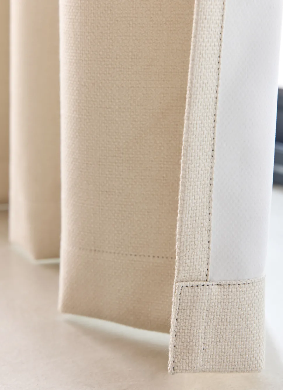 Clearance Bouchara RIDEAU TEXTURÉ OCCULTANT ECRU