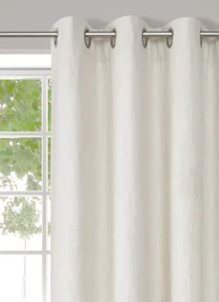 Best Bouchara RIDEAU TEXTURÉ UNI EFFET CHINÉ ECRU