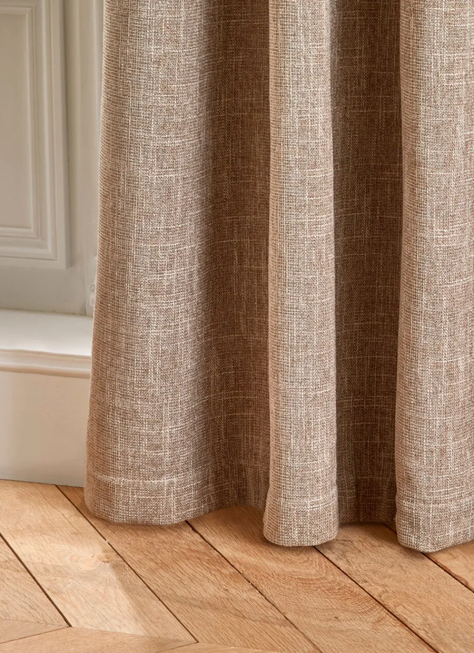 Bouchara RIDEAU THERMIQUE GRANDE HAUTEUR OLIVIA MARRON