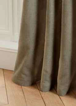 Bouchara RIDEAU UNI AVEC EFFET GRATTÉ AMANDE