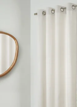 Hot Bouchara RIDEAU UNI TEXTURÉ ECRU