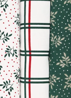 Discount Bouchara SAC DE 3 TORCHONS EN COTON MULTICOLORE