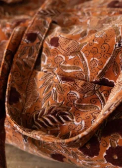 Outlet Bouchara SAC WEEKEND EN VELOURS SOLAL TERRACOTA