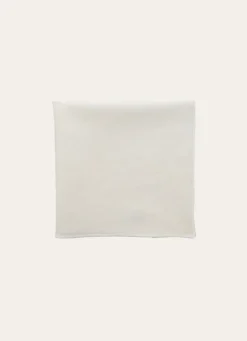 New Bouchara SERVIETTE DE TABLE EN COTON ET LIN BOURDON COLORÉ LAIT