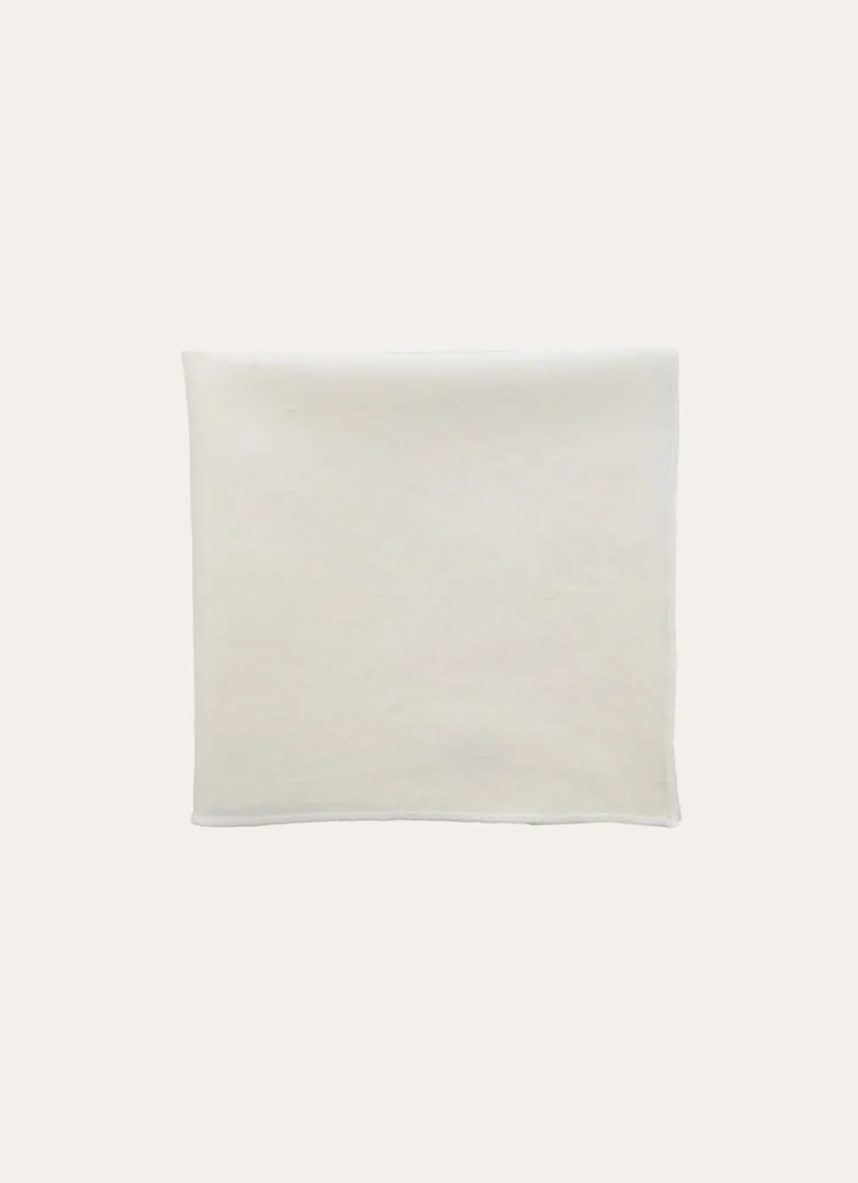 New Bouchara SERVIETTE DE TABLE EN COTON ET LIN BOURDON COLORÉ LAIT