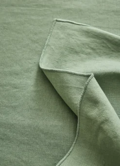 Hot Bouchara SERVIETTE DE TABLE EN COTON ET LIN BOURDON COLORÉ AMANDE