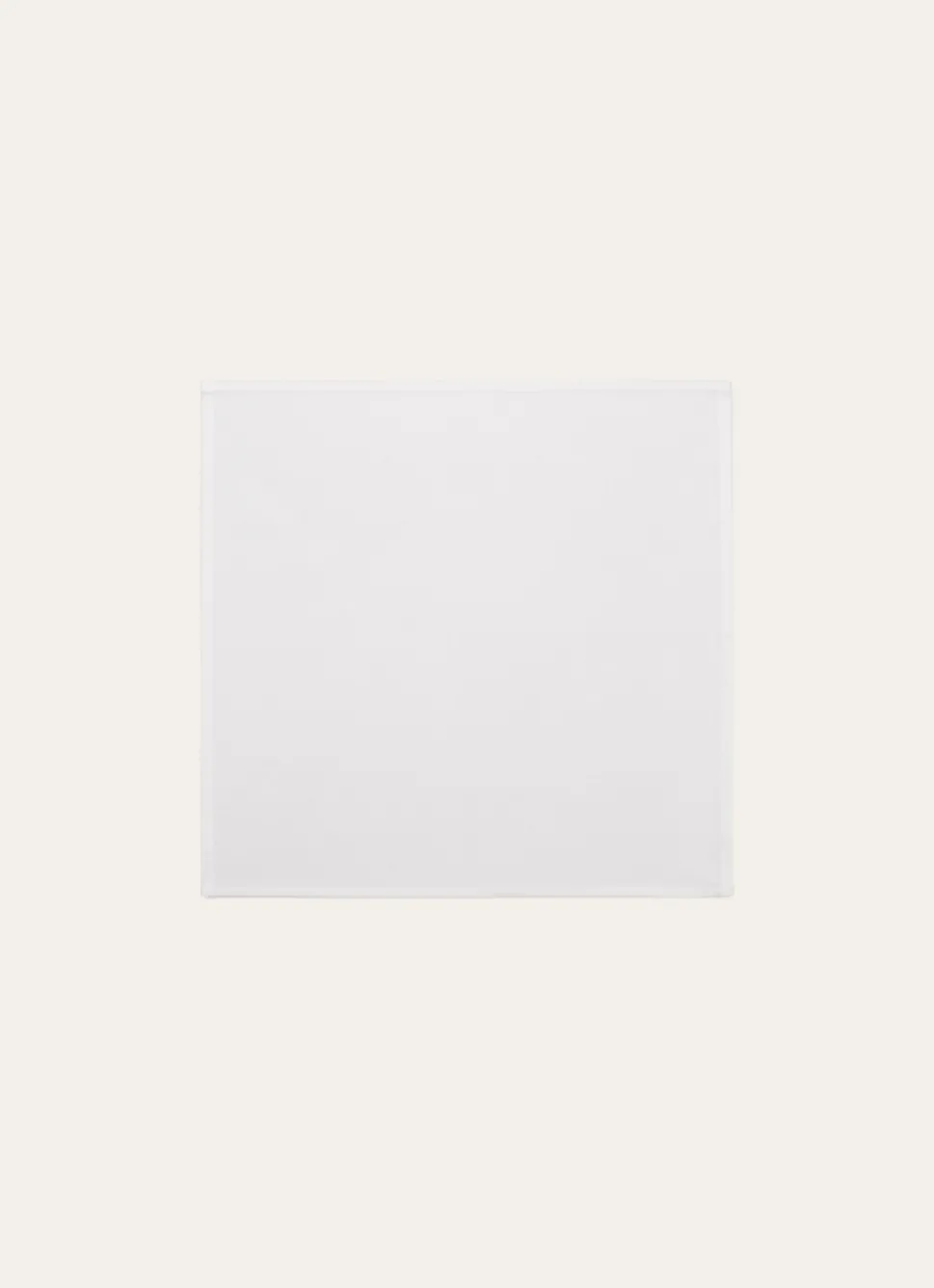 Hot Bouchara SERVIETTE DE TABLE UNIE EN COTON BLANC