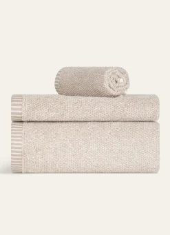 Hot Bouchara SERVIETTE DE TOILETTE CHINÉE BEIGE