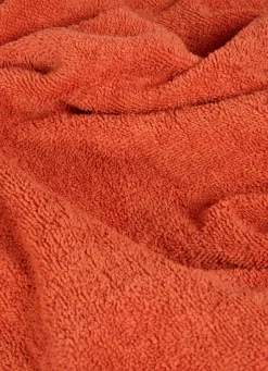 Clearance Bouchara SERVIETTE DE TOILETTE EN COTON UNI BASIL TERRACOTTA