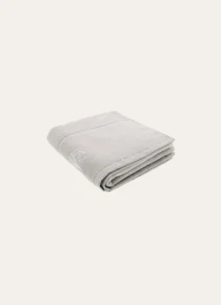 Online Bouchara SERVIETTE DE TOILETTE EN VELOURS BRODÉE 500GR GRIS