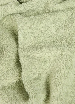 Online Bouchara SERVIETTE DE TOILETTE EN COTON UNI BASIL VERT