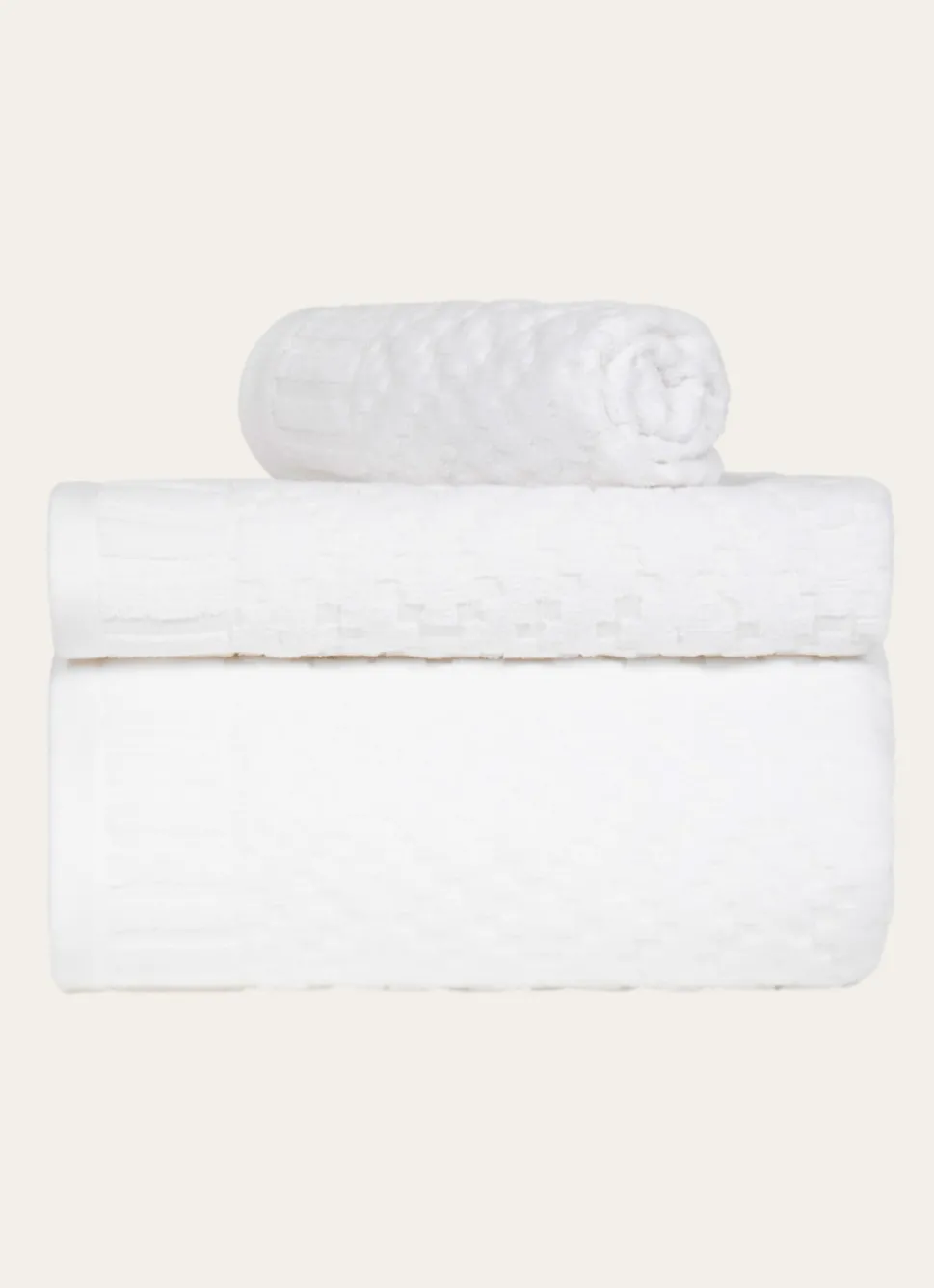 Online Bouchara SERVIETTE DE TOILETTE EN JACQUARD BLANC