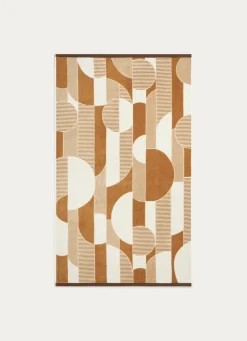 Online Bouchara SERVIETTE DE TOILETTE JACQUARD MOTIF GÉOMÉTRIQUE MULTICOLORE