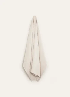 Bouchara SERVIETTE DE TOILETTE LITEAU VELOURS CISELÉ BEIGE