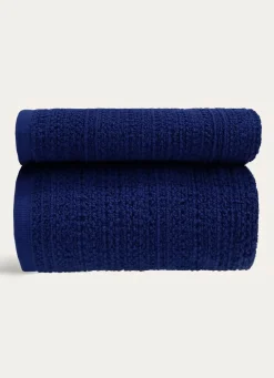 Sale Bouchara SERVIETTE DE TOILETTE NUAGE BLEU