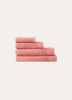 Online Bouchara SERVIETTE DE TOILETTE UNIE EN COTON 500GR ROSE