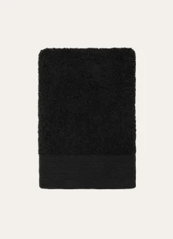 Best Bouchara SERVIETTE DE TOILETTE UNIE EN COTON 500GR Noir