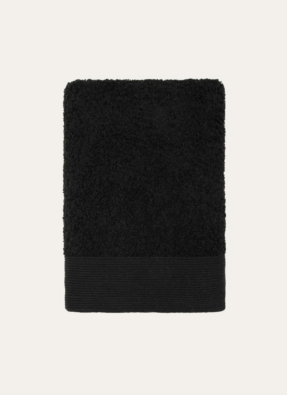 Best Bouchara SERVIETTE DE TOILETTE UNIE EN COTON 500GR Noir