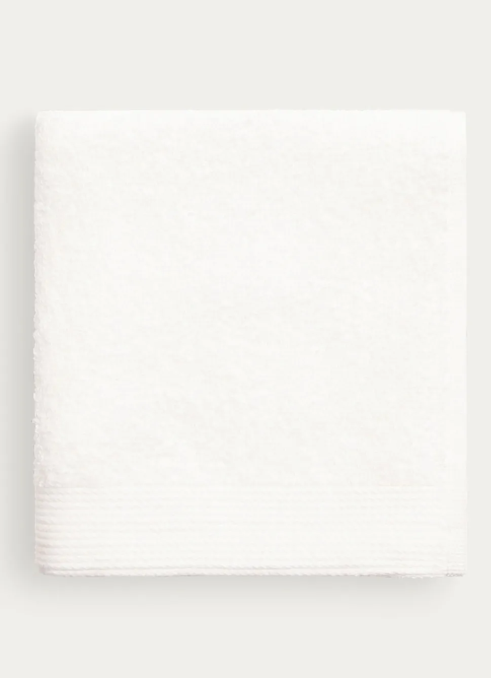 Outlet Bouchara SERVIETTE DE TOILETTE UNIE EN COTON 500GR ÉCRU