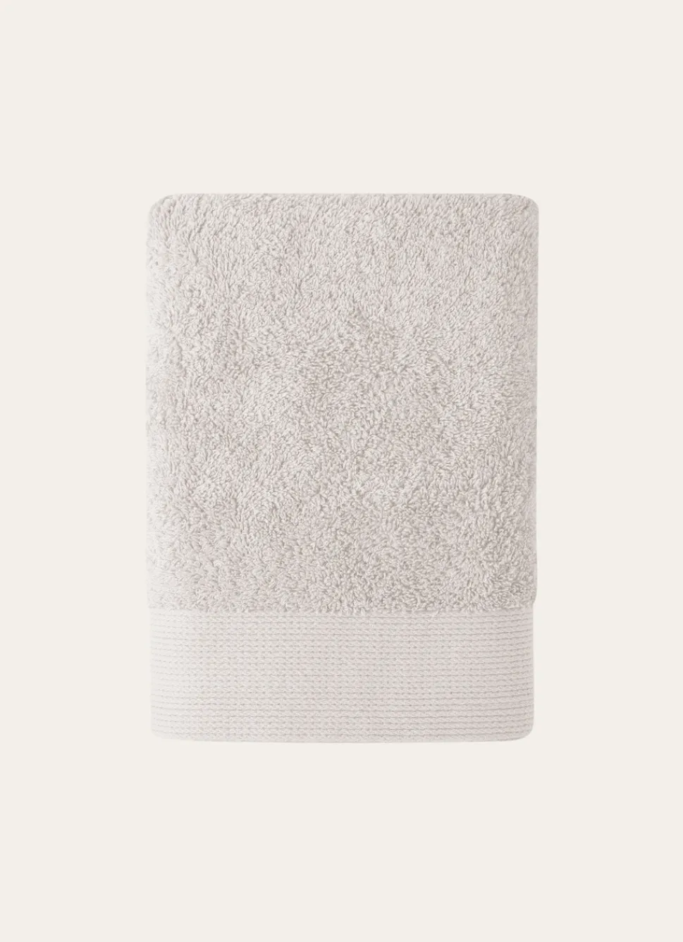 Bouchara SERVIETTE DE TOILETTE UNIE EN COTON 500GR PERLE