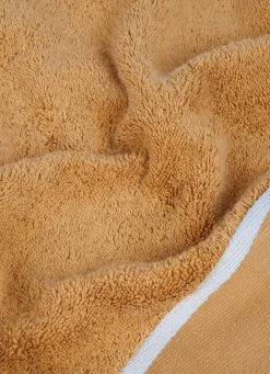 Sale Bouchara SERVIETTE DE TOILETTE UNIE À LARGE BORDURE ARTHUR CARAMEL