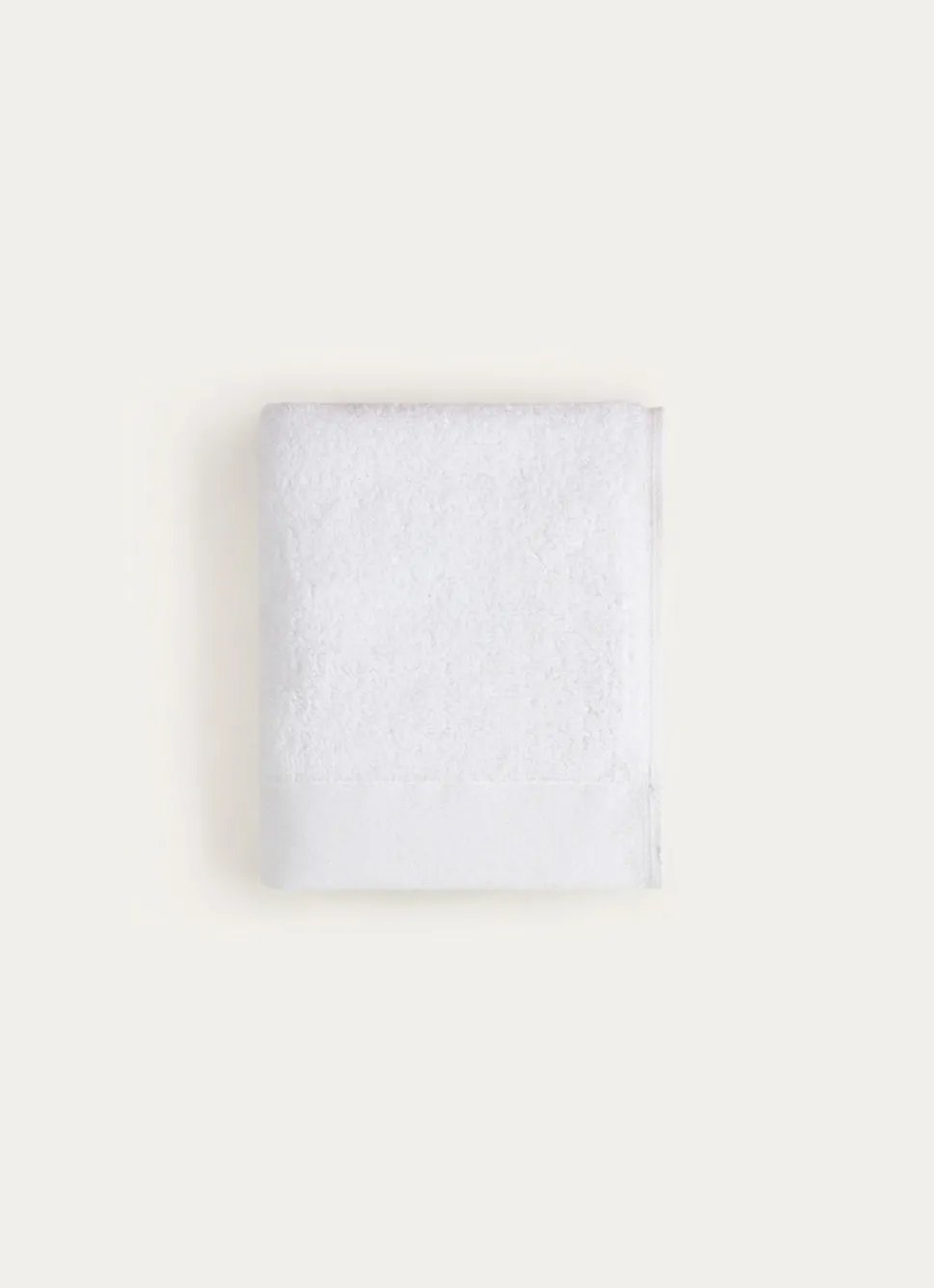 Discount Bouchara SERVIETTE INVITÉ COTON MOELLEUX ZÉRO TORSION BLANC