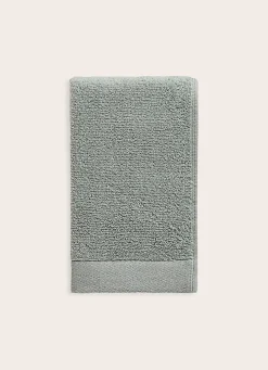 Best Bouchara SERVIETTE INVITÉ COTON MOELLEUX ZÉRO TORSION VERT TILLEUL