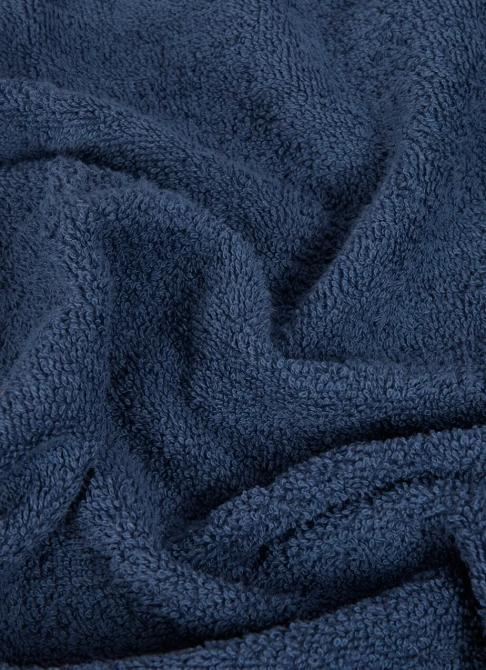 Discount Bouchara SERVIETTE INVITÉ EN COTON UNI BASIL BLEU FONCÉ