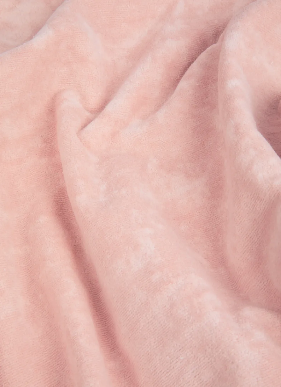 Clearance Bouchara SERVIETTE INVITÉ EN VELOURS BRODÉE 500GR ROSE