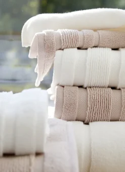 Online Bouchara SERVIETTE INVITÉ MOELLEUSE LITEAU RAFFINÉ BEIGE