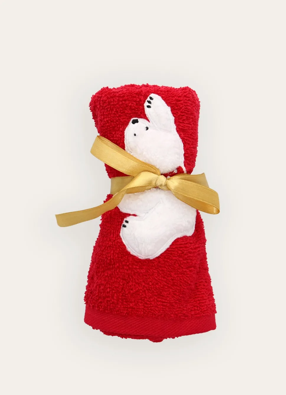 Outlet Bouchara SERVIETTE INVITÉ PERSONNAGE DE NOËL ROUGE
