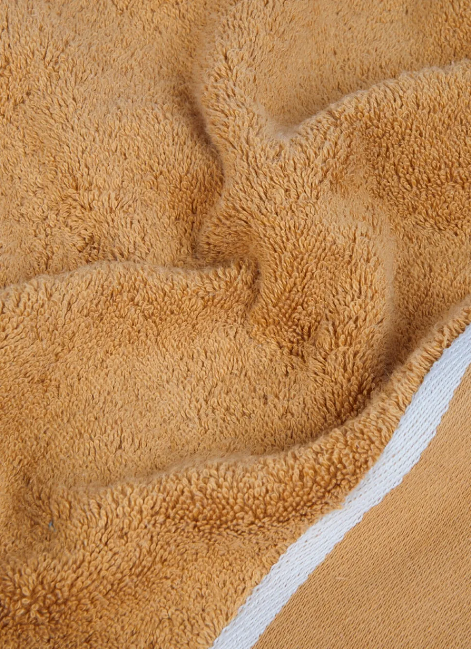 Sale Bouchara SERVIETTE INVITÉ UNIE À LARGE BORDURE ARTHUR CARAMEL