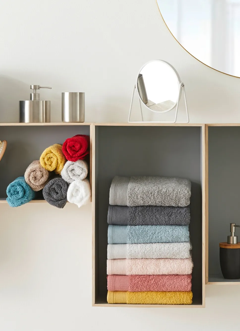 New Bouchara SERVIETTE INVITÉ UNIE EN COTON 500GR ARDOISE