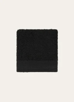Clearance Bouchara SERVIETTE INVITÉ UNIE EN COTON 500GR Noir