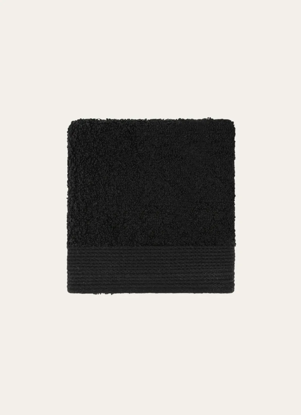 Clearance Bouchara SERVIETTE INVITÉ UNIE EN COTON 500GR Noir