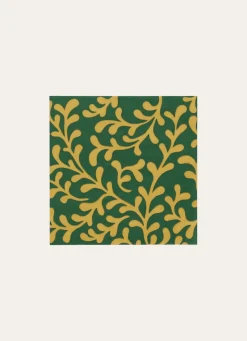 Best Bouchara SERVIETTE PAPIER VERT/DORE