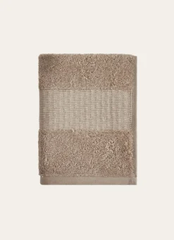 Best Bouchara SERVIETTE TOILETTE COTON BIO JACQUARD GAUFRÉ 450 LIN