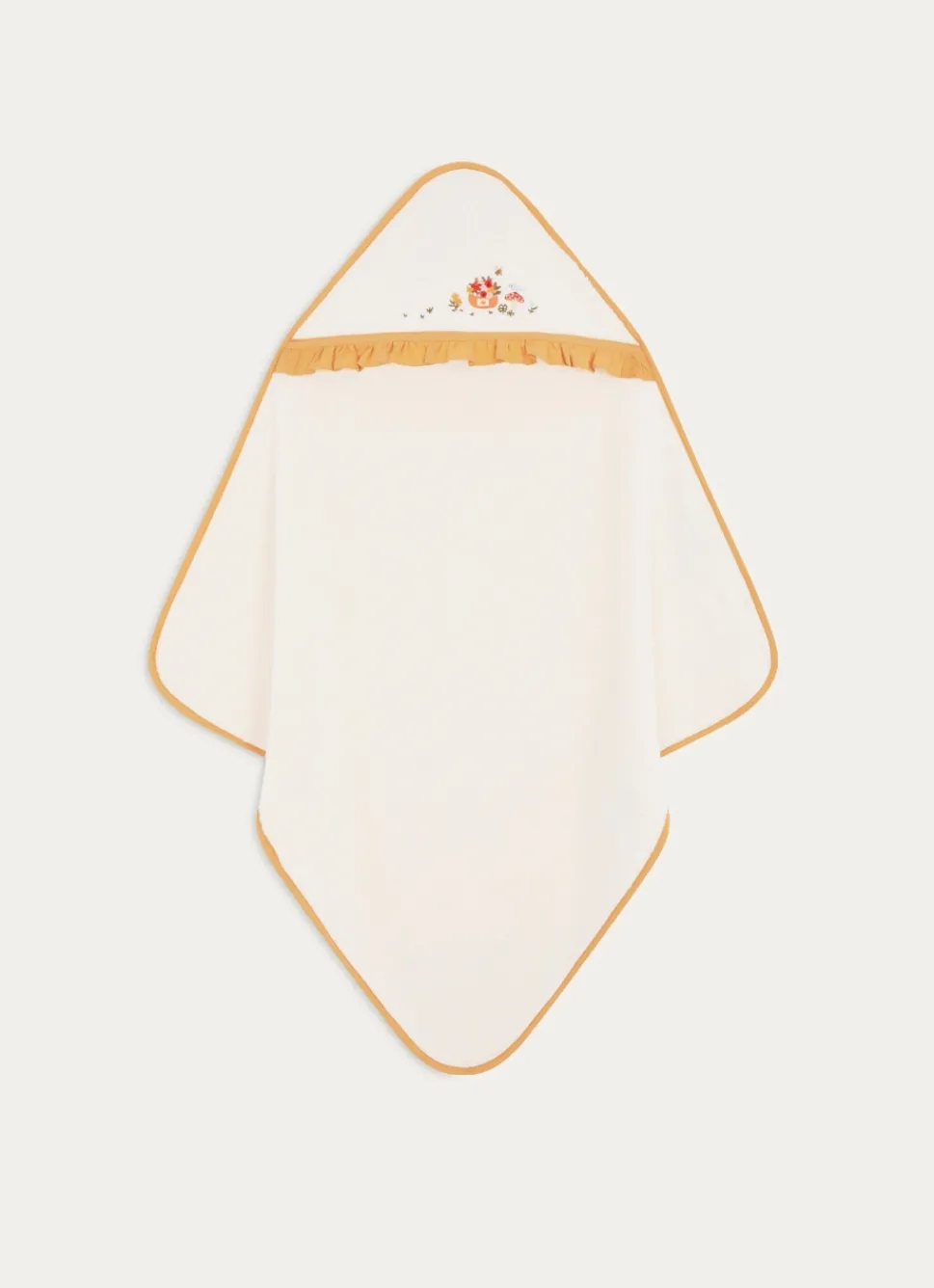 Sale Bouchara SET CAPE DE BAIN ET GANT DE TOILETTE EGLANTINE ÉCRU
