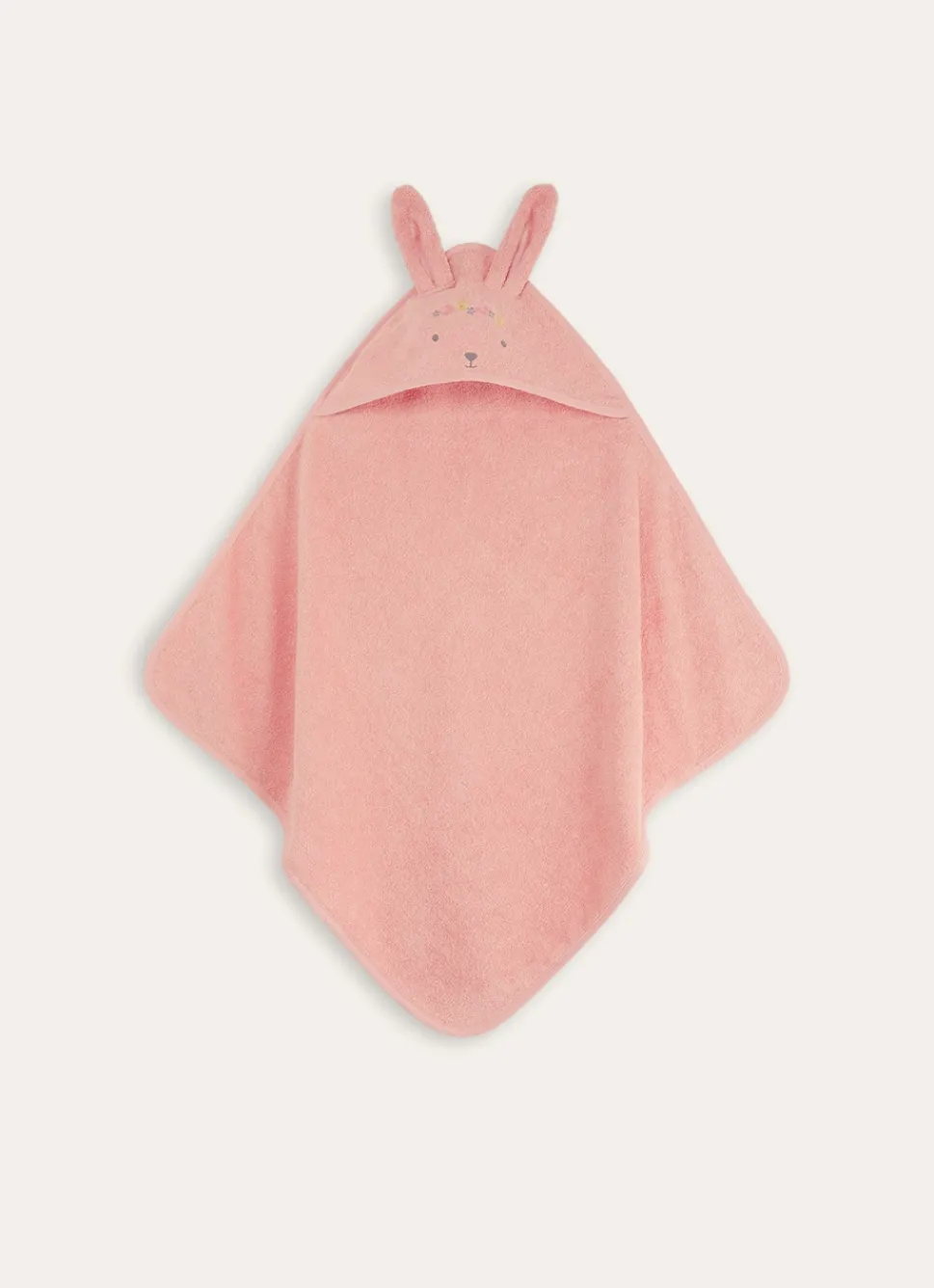 Outlet Bouchara SET CAPE ET GANT JARDIN ROSE