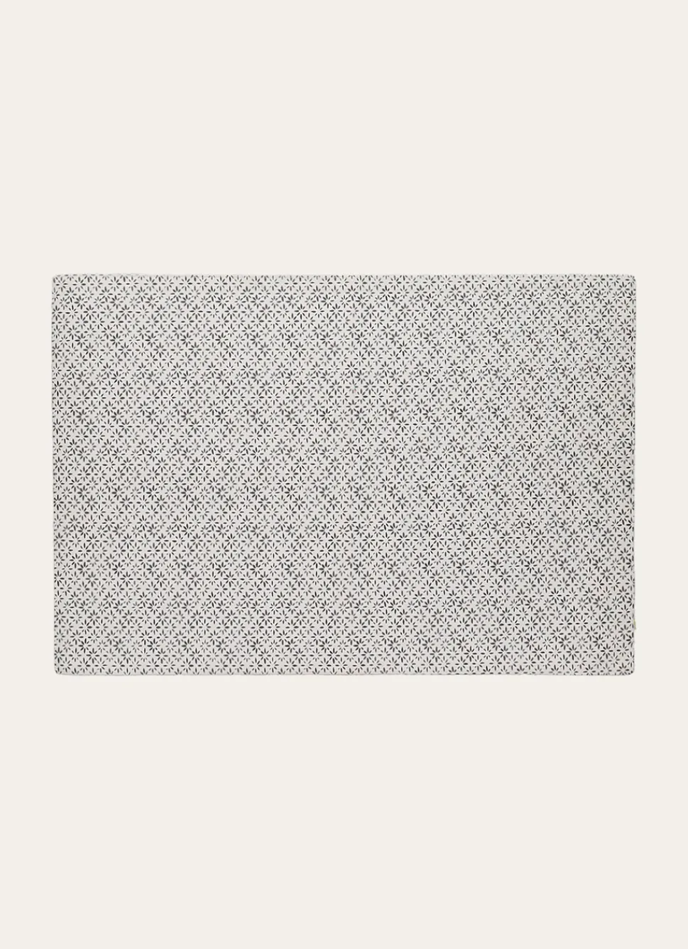 Online Bouchara SET DE TABLE EN COTON IMPRIMÉ À MOTIF FANTAISIE GRIS/BLANC