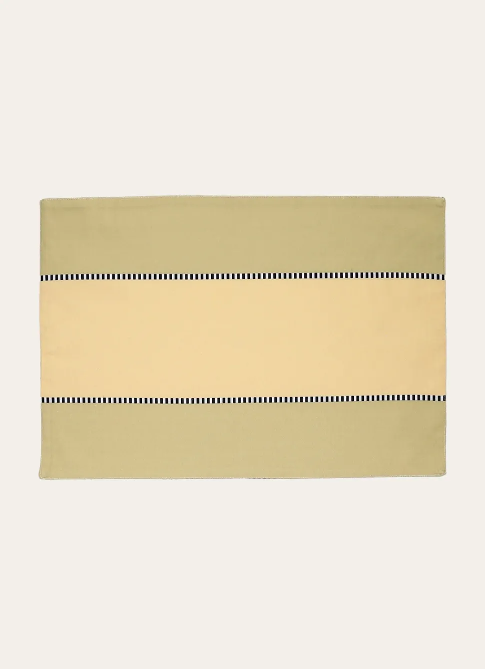 Bouchara SET DE TABLE EN TWILL RÉVERSIBLE TILLEUL