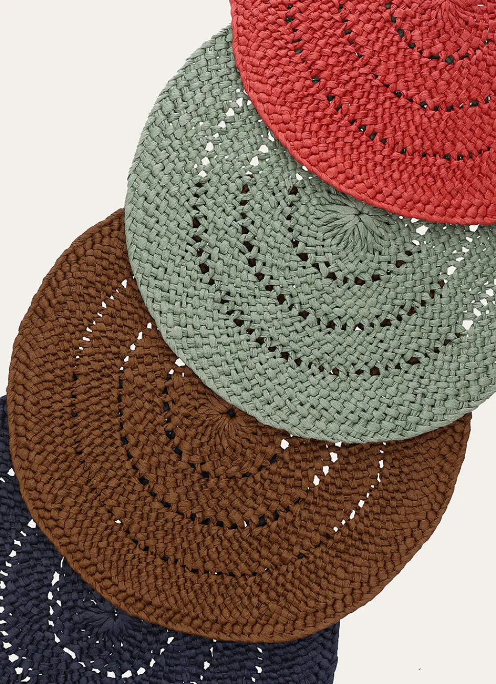 Online Bouchara SET DE TABLE PAPIER ETNO ARGILE ROUGE