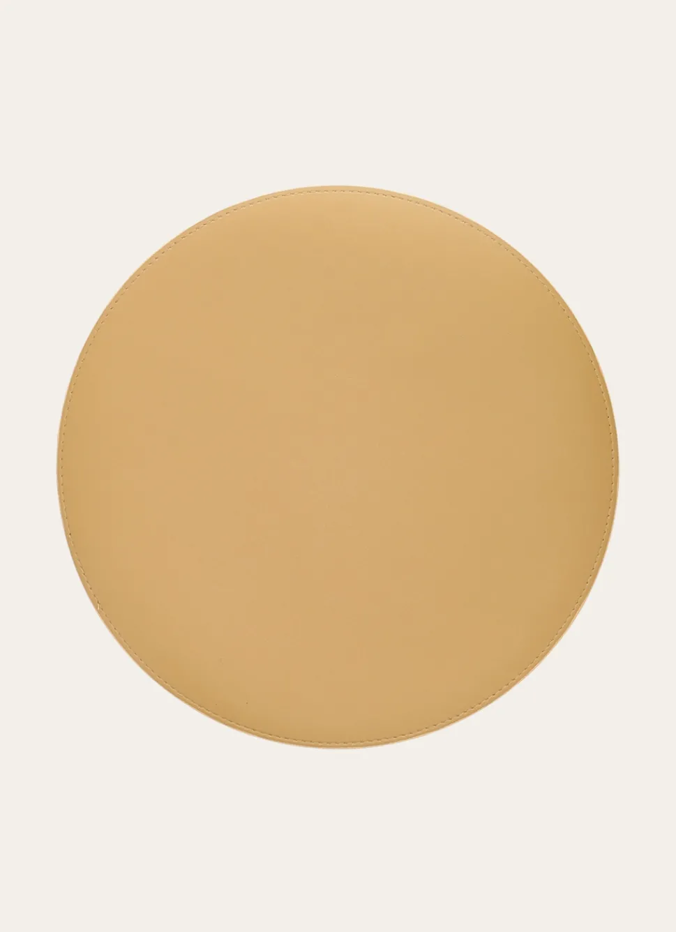 Outlet Bouchara SET DE TABLE ROND FAUX CUIR OR