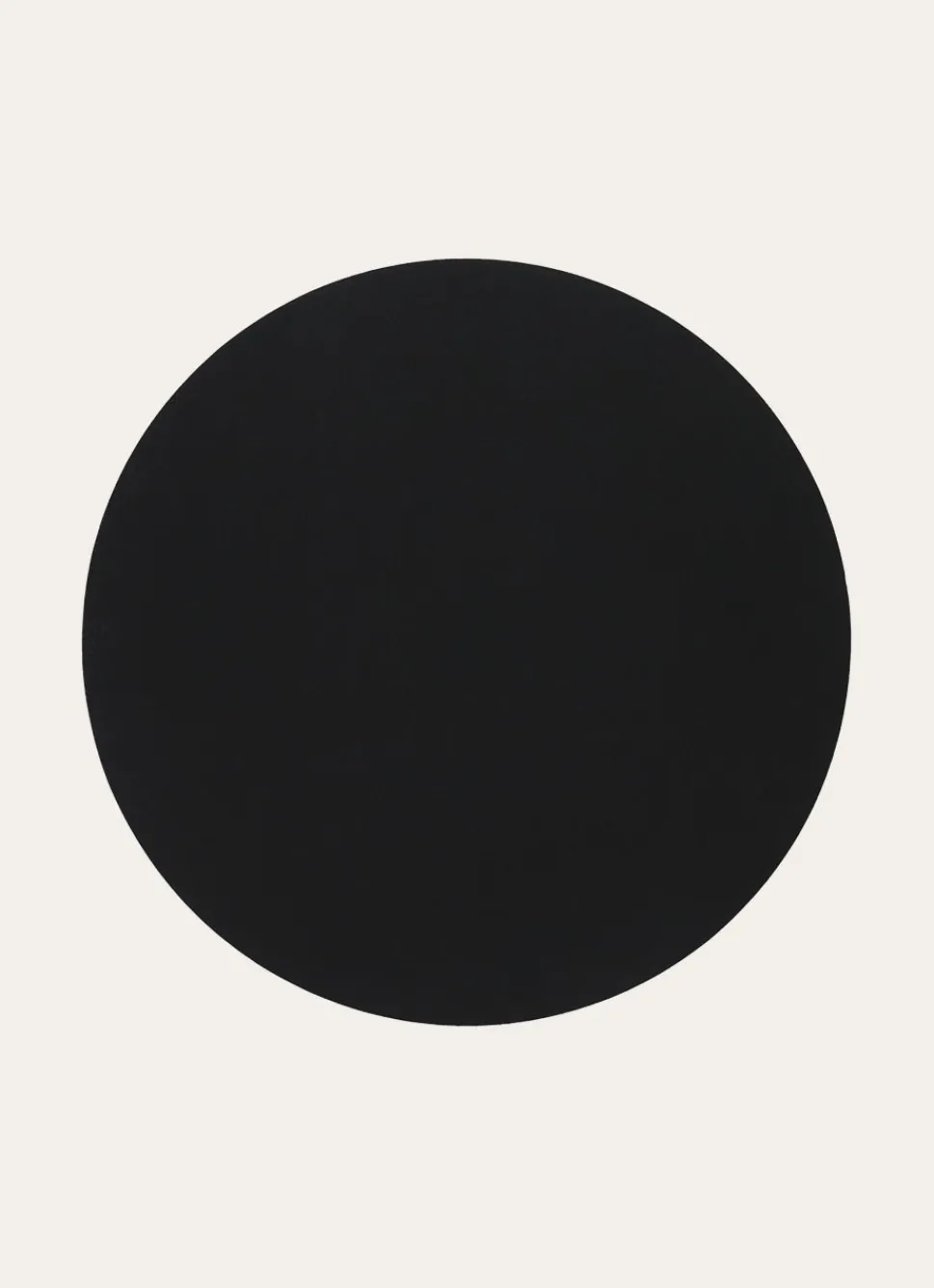 Best Bouchara SET DE TABLE ROND IMPERMÉABLE DOUBLE FACE NOIR