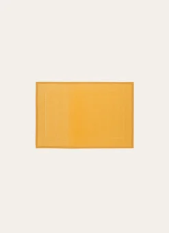 Bouchara SET DE TABLE UNI TISSÉ CURCUMA