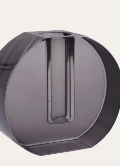 Clearance Bouchara SOLIFLORE EN CRISTAL GRIS