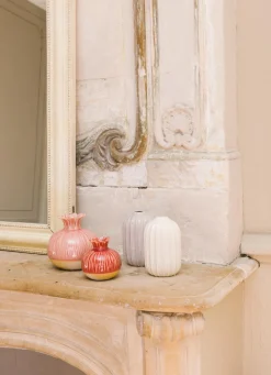 Sale Bouchara SOLIFLORE STRIÉ EN GRÈS FINITION MATTE GRIS CLAIR