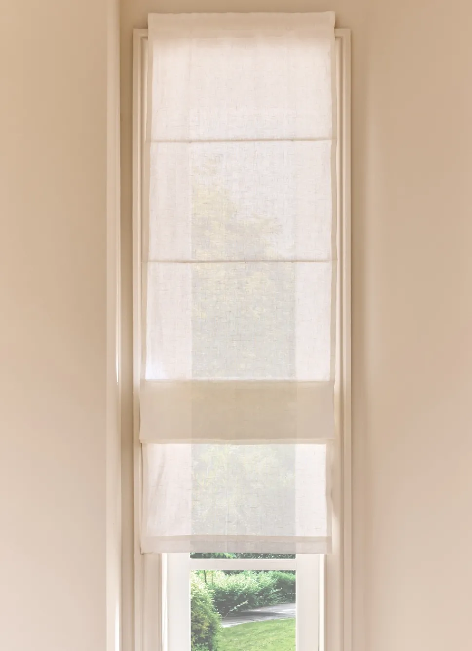 Clearance Bouchara STORE BATEAU EN LIN ÉPAIS BLANC