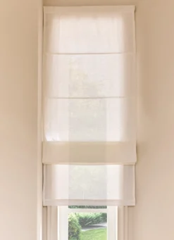 Clearance Bouchara STORE BATEAU EN LIN ÉPAIS BLANC